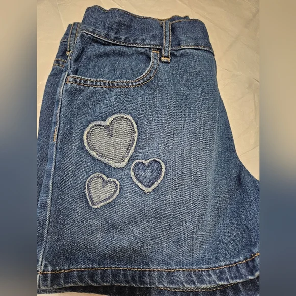Children's Place Girl's  Denim Jean Shorts Size 12 #G-09 - Picture 8 of 8